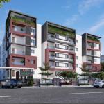 3BHK Eastbound facing 4th floor Total 5 floors